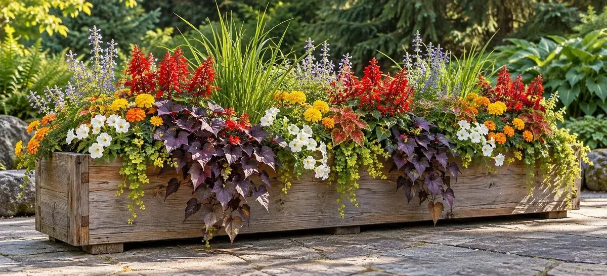 Cedar planter box